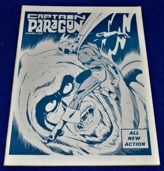 1972 Captain Paragon,  Number 1,  Comic Fanzine Vg,  William Black