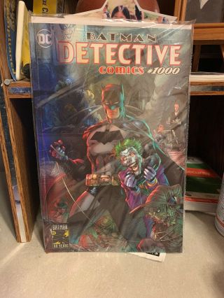 Batman Detective Comics 1000 Jim Lee Silver Foil Variant Convention Exclusive
