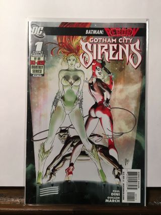 Gotham City Sirens 1 First Print - Harley,  Ivy & Catwoman