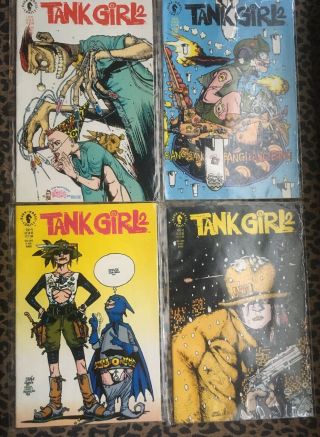 Tank Girl 2 Complete Set 1 - 4 Dark Horse Comics 1993 Jamie Hewlett Alan Martin