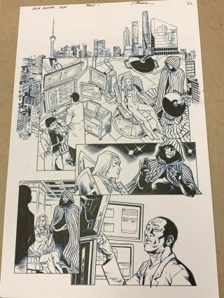 Signed Spider - Man Marvel Comic Book Page Art Ultimate Movie Mcu