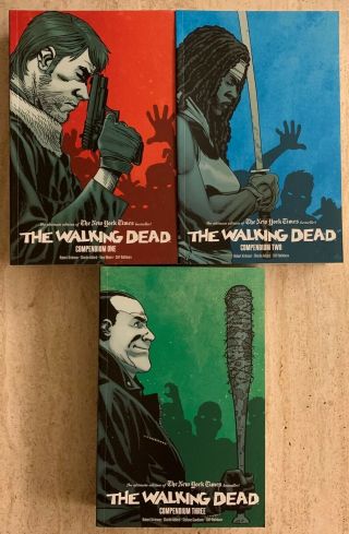 Walking Dead Compendium 15th Anniversary Box Set 1 2 3,  Here 