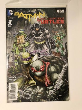 Dc Idw Batman/teenage Mutant Ninja Turtles Issues 1 - 6 Complete Set Cover A