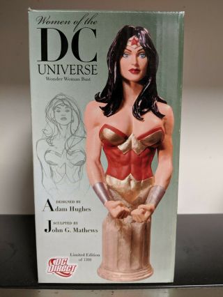 Women Of The Dc Universe Series 1 - Wonder Woman Bust - Adam Hughes - 2110/3300