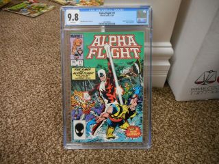 Alpha Flight 17 Cgc 9.  8 Marvel 1984 John Byrne Wolverine X - Men Cover 109 Homage