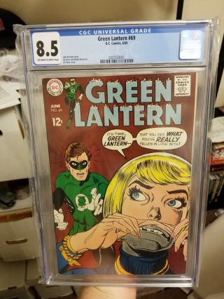 Green Lantern 69 (dc Comics 1969) Cgc 8.  5 Gil Kane Cover