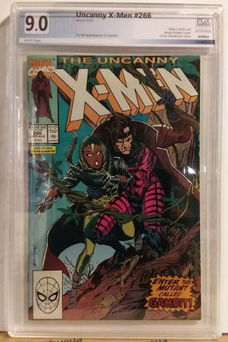 Uncanny X - Men No.  266 1st Appearance Of Gambit Kubert Cover 1990 Pgx 9.  0