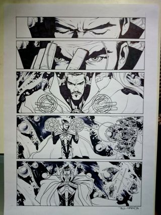 Dr.  Strange Page1 Marvel Comics Art Paul Davidson