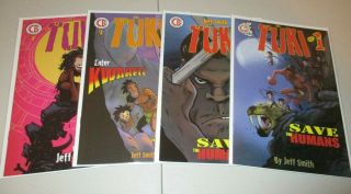 Tuki Save The Humans 1 - 4 Vf/nm (complete Jeff Smith 2014 Series) 1 2 3 4
