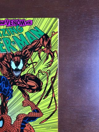 The Spider - Man 362 (1992) 9.  2 NM Marvel Key Issue Comic Carnage App 5
