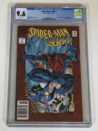 Spider - Man 2099 1 (1992) Origin Nm,  9.  6 Cgc Marvel,  Red Foil Cover,  Peter David