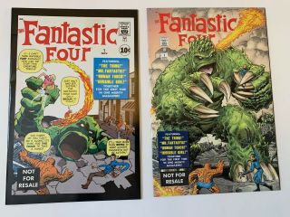 Fantastic Four 1 (1961) Marvel Legends Reprint Toybiz Stan Lee / Jack Kirby