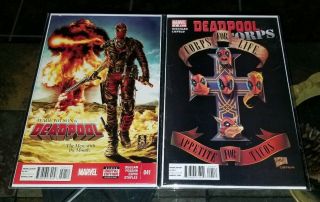 Marvel Comics Deadpool Guns N Roses And Mad Max Cover Variants