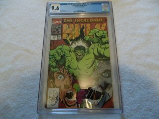 Marvel Incredible Hulk 372 Cgc 9.  6 Iron Man Thor Avengers Green Peter David Mcu
