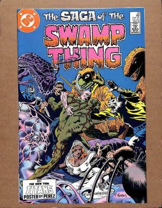The Saga Of Swamp Thing 22 - Near 9.  8 Nm - Dc Shop Our Comics