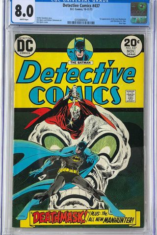 Detective Comics 437 (1973) Dc 1st App Man Hunter Cgc 8.  0
