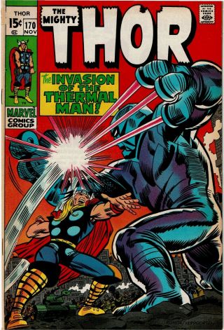 Thor 170 - 2nd Appearance Of Thermal Man - Fine Plus