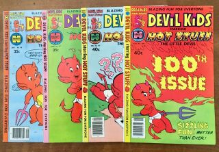 Hot Stuff Devil Kids.  Really Comics.  87.  90,  100 All Vfn,  /nm -.  97.  Vfn