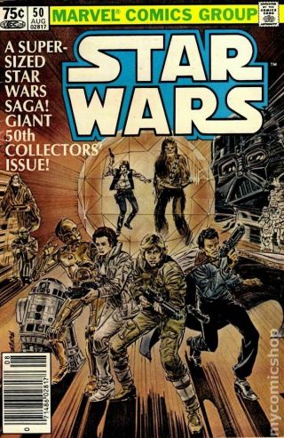 Star Wars (marvel) 50 1981 Vf Stock Image
