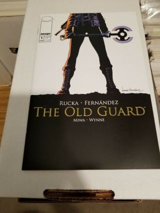 Image (2017) The Old Guard 1 Gold Foil Retailer Variant 1st Print