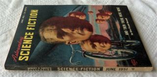 Astounding Science Fiction Pulp June 1951 Very Fine Isaac Asimov