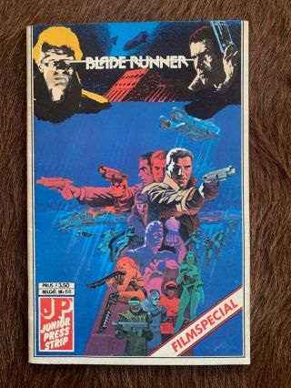 Blade Runner Harrison Ford Very Rare 1982 Belgian Marvel Comic Book
