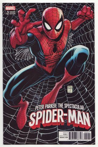 Peter Parker The Spectacular Spider - Man 2 Art Adams 1:25 Variant Nm