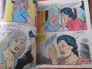 1994 HOTEL sexy women comic FEMALE BOX BOXING pin up girl CATFIGHT SLAP FIGHT 3