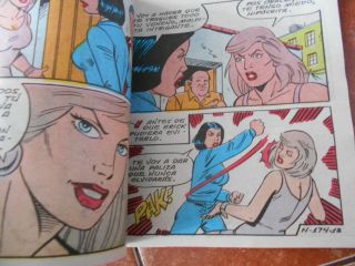 1994 HOTEL sexy women comic FEMALE BOX BOXING pin up girl CATFIGHT SLAP FIGHT 5