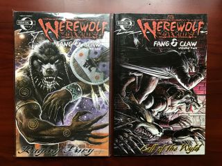 Werewolf Fang And Claw 1 & 2: Raging Fury & Call Of The Wyld - Joe Gentile Vf Nm