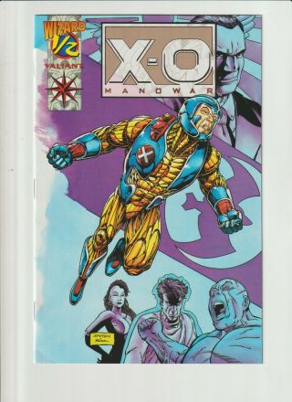 X - O Manowar 1/2 Wizard Gold Variant Cover