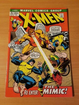 The Uncanny X - Men 75 Very Fine - Near Nm (1972,  Marvel Comics)