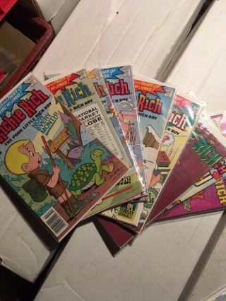 25 Harvey Comics from 70/80s Casper Richie Rich Hot Stuff Baby Huey VF or better 2