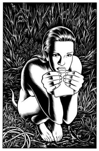 Charles Burns - Unsigned - Very Rare Double Sided Exhibition Poster