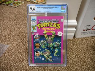 Teenage Mutant Ninja Turtles Adventures Special 1 Cgc 9.  6 Archie 1992 Nm Wh