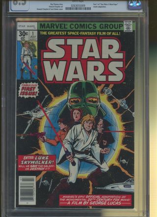 Star Wars 1 CGC 8.  5 | Marvel 1978 | Part One of A Hope Adaptation. 2
