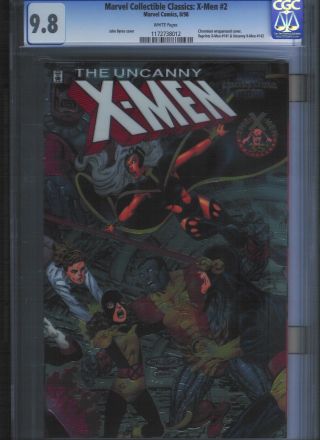 Marvel Collectible Classics: X - Men 2 Cgc 9.  8 White Pages.  Unrestored