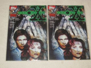 THE X - FILES 1 (TWO COPIES) 2 4 5 6 7 8 9 VF/NM,  MORE TOPPS COMICS 2
