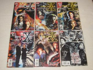 THE X - FILES 1 (TWO COPIES) 2 4 5 6 7 8 9 VF/NM,  MORE TOPPS COMICS 3