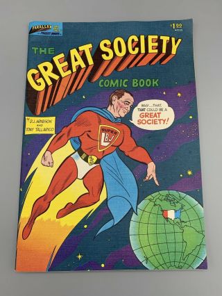 The Great Society Comic Book (1966) Parallax Comics: Lyndon B.  Johnson