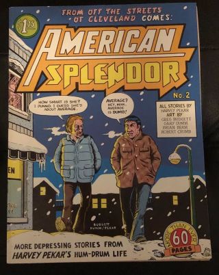 American Splendor 2,  5 1977,  1980 Signed By Harvey Pekar R.  Crumb Art
