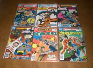 6 Brave And The Bold Dc Comics - Batman - 159 - 162 - 164 - 166 - 170 - 173