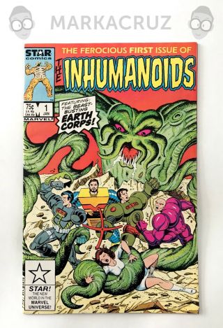 INHUMANOIDS Comics Issues 1 - 2 Star Comics/Marvel - D.  Compose and Tendril Cover 5