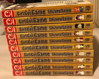 Girl Got Game Complete Volumes 1 - 10 Graphic Novel English Manga By Shizuru Seino