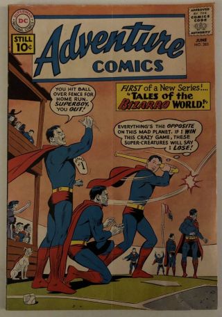 Adventure Comics 285 First Tales Of Bizarro World June 1961