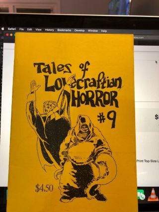 Tales Of Lovecraftian Horror No.  9 - 1998 - Robert Price -.