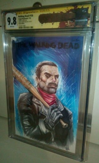 Walking Dead 150 Blank Variant With Sketch By Shelby Robertson