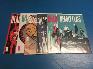 Deadly Class 1,  2,  3,  4,  5,  6 First Prints Image Comics Syfy Tv Great Set