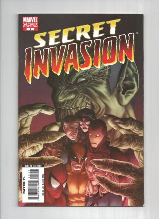 Secret Invasion 1 - 8 Complete Set,  1 Mcniven Variant,  Avengers,  Vf/nm,  Marvel