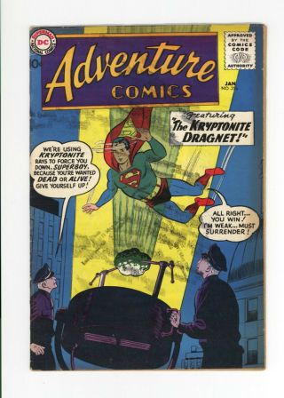 Adventure Comics 256 - Vg,  - Origin Of Green Arrow By Jack Kirby - 1958